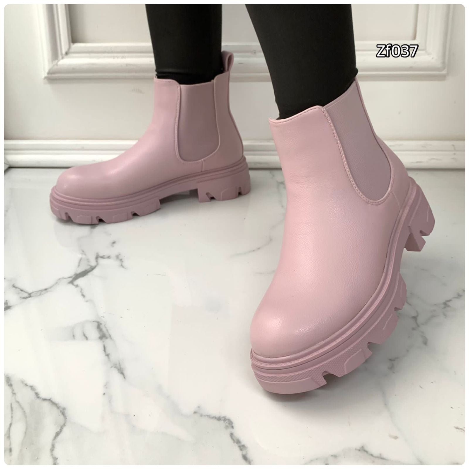 Botin lila suela 4cm S9AX18809-1 C27